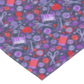 Zuhause Hobby Sewing Craft Collage Muster Blau Tischdecke (Schrägansicht)