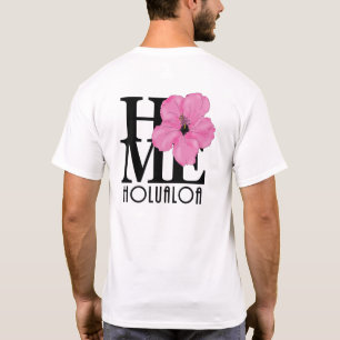 Zuhause Holualoa Pink (Rückseite) T-Shirt