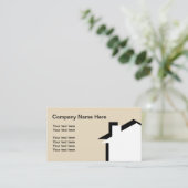 Zuhause House Services Visitenkarte (Stehend Vorderseite)