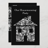 Zuhause Housewarming Party Einladung (Vorne/Hinten)