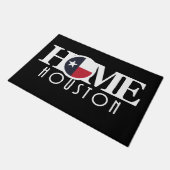 ZUHAUSE Houston Texas Fußmatte (Schrägansicht)