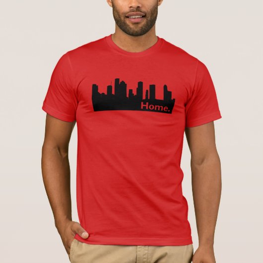 Zuhause - HoustonSkyline T-Shirt (Vorderseite)