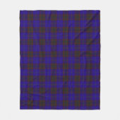 Zuhause (Hume) Clan Scottish Tartan Kariert Fleecedecke (Vorderseite)