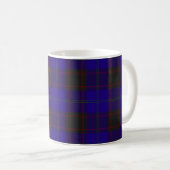 Zuhause (Hume) Clan Scottish Tartan Kariert Kaffeetasse (VorderseiteRechts)