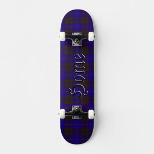 Zuhause Hume Tartan Schottisches Kariertes Muster Skateboard