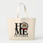 ZUHAUSE Huntington Beach Jumbo Stoffbeutel (Vorne)
