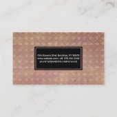 Zuhause-Icon-Muster Visitenkarte (Rückseite)