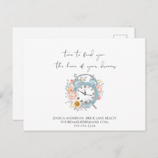 Zuhause Ihres Dreams Real Anwesen Marketing Postkarte (Vorne/Hinten)