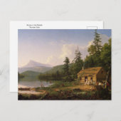 Zuhause im Wald von Thomas Cole Postcard Postkarte (Vorne/Hinten)