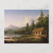 Zuhause im Wald von Thomas Cole Postcard Postkarte (Vorderseite)