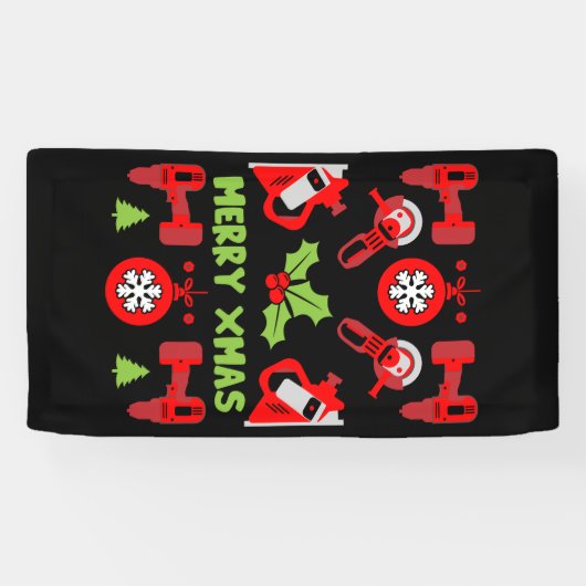 Zuhause Improvement Christmas Geschenke Banner (Horizontal)