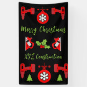 Zuhause Improvement Christmas Geschenke Banner (Vertikal)