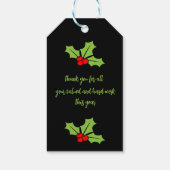 Zuhause Improvement Christmas Geschenke Geschenkanhänger (Rückseite)