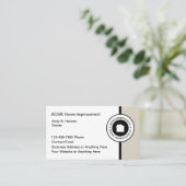 Zuhause Improvement Construction Business Cards Visitenkarte (Stehend Vorderseite)