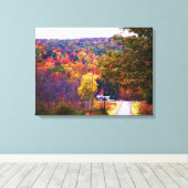 ZUHAUSE IN DER Leinwand IM HERBST (Insitu (Holzboden))