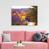 ZUHAUSE IN DER Leinwand IM HERBST (Insitu (Wohnzimmer))