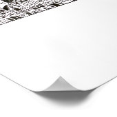 Zuhause in der Stadt gefunden Poster (Ecke)