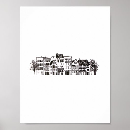 Zuhause in der Stadt gefunden Poster (Vorne)