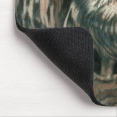 "Zuhause in einem Loch" Eule Mousepad (Ecke)