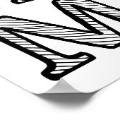 Zuhause in Harmony Yin Yang Symbol Poster (Ecke)