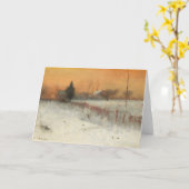 Zuhause in Montclair, George Innes Art Karte (Gelbe Blume)