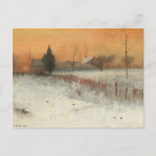 Zuhause in Montclair, George Innes Art Postkarte (Vorderseite)