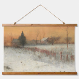 Zuhause in Montclair, George Innes Art Wandteppich Mit Holzrahmen