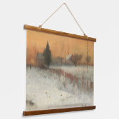 Zuhause in Montclair, George Innes Art Wandteppich Mit Holzrahmen (Gewinkelt)