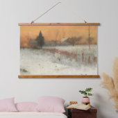 Zuhause in Montclair, George Innes Art Wandteppich Mit Holzrahmen (Schlafzimmer)