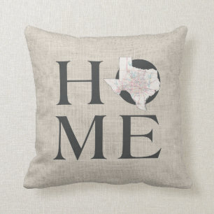 ZUHAUSE in Texas - Monogramm Kissen