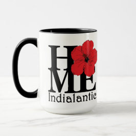 ZUHAUSE Indialantic Red Hibiskus 15oz Tasse