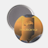 Zuhause Indiana Magnet (Vorderseite/Rückseite)