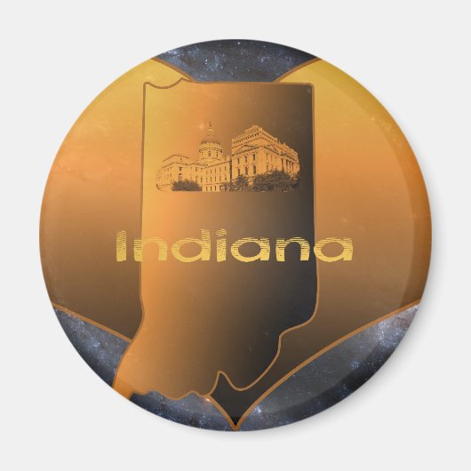 Zuhause Indiana Magnet (Vorne)