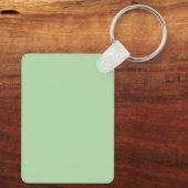 Zuhause innerhalb der Karte, umrahmt von Olivenzwe Schlüsselanhänger (Rückseite)