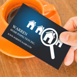 Zuhause Inspection Business Card Visitenkarte