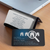 Zuhause Inspection Business Card Visitenkarte