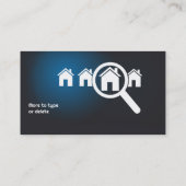 Zuhause Inspection Business Card Visitenkarte (Rückseite)