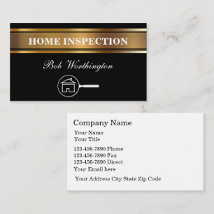 Zuhause Inspection Business Cards Visitenkarte