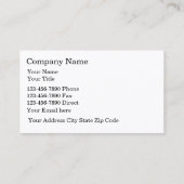 Zuhause Inspection Business Cards Visitenkarte (Rückseite)