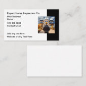 Zuhause Inspection Services Business Card Visitenkarte (Vorne/Hinten)