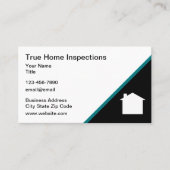Zuhause Inspection Services House Symbol Visitenkarte (Vorderseite)