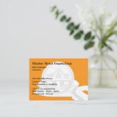 Zuhause Inspection Services Moderne Visitenkarten Visitenkarte (Stehend Vorderseite)