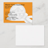 Zuhause Inspection Services Moderne Visitenkarten Visitenkarte (Vorne/Hinten)