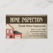 Zuhause Inspector Business Card Visitenkarte (Vorderseite)