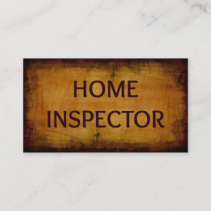 Zuhause Inspector Business Card Visitenkarte