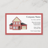 Zuhause Inspector Business Card Visitenkarte (Vorderseite)