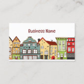 Zuhause Inspector License House Inspector Business Visitenkarte (Rückseite)