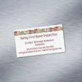 Zuhause Inspector License House Inspector Magnetische Visitenkarte (Beispiel)