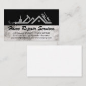 Zuhause Instandsetzung von Gebäude Visitenkarte (Vorne/Hinten)