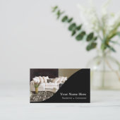 Zuhause-Inszenierung des Innendesigners Visitenkarte (Stehend Vorderseite)